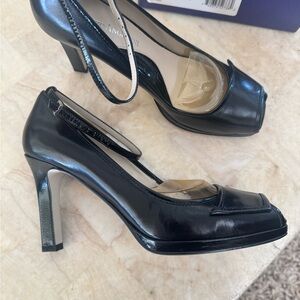 Enzo Angiolini Black Patent Leather Heels